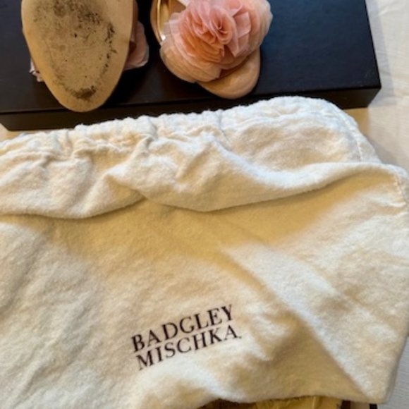 Bagley Mischka pink wedge shoes - Picture 1 of 4